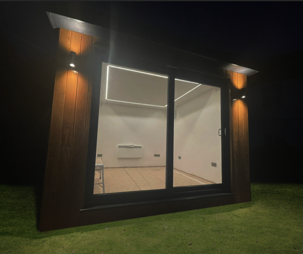 cabin at night small