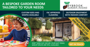 A bespoke garden room tailored to your needs. image of a beautiful garden room made of wood