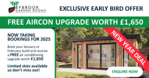 bybrook garden rooms | exclusive offer | new year deal | January Sale