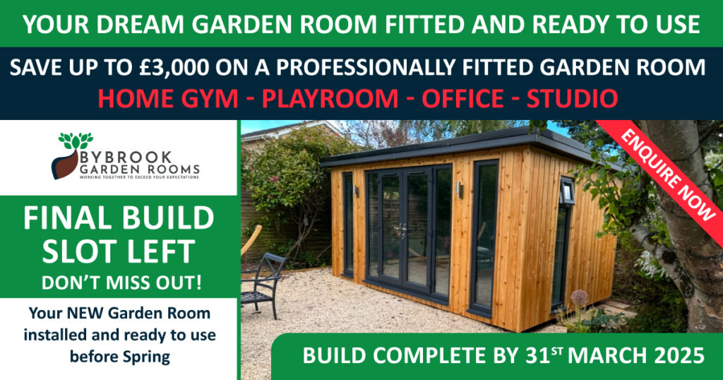 Bybrook-Garden Rooms | End of season sale | Money off garden rooms