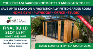 Bybrook-Garden Rooms | End of season sale | Money off garden rooms