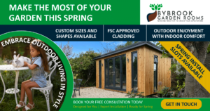 get ready for spring with a garden room, image of a modern garden room